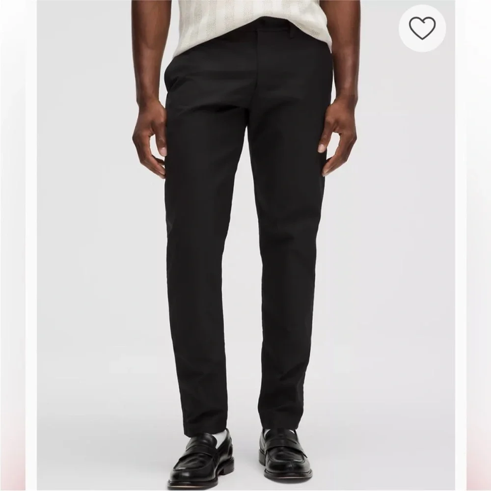 Lululemon ABC Classic Fit 5 Pocket Black Chino Athletic Pants Size 33